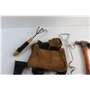 Image 2 : Hammer, Rayk, Leather Bag and Assorted Gardening Tools