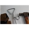 Image 5 : Hammer, Rayk, Leather Bag and Assorted Gardening Tools