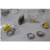 Image 4 : Assortment of Costume Jewelry - Rings - Earrings - Necklaces