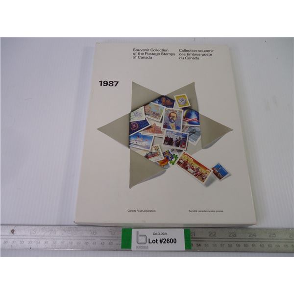 1987 Souvenir Collection Of Canadian Postage Stamps