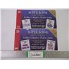Image 1 : (2) Pkgs. of Super Bowl Replica Tickets