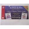 Image 3 : (2) Pkgs. of Super Bowl Replica Tickets