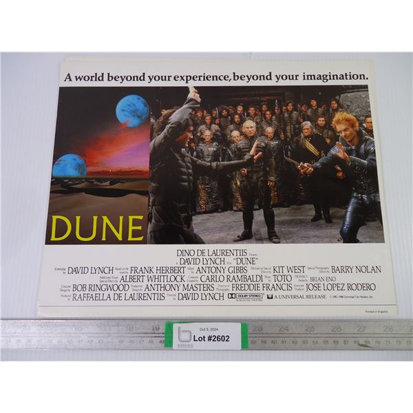 (8) Dune Posters-11"x14"