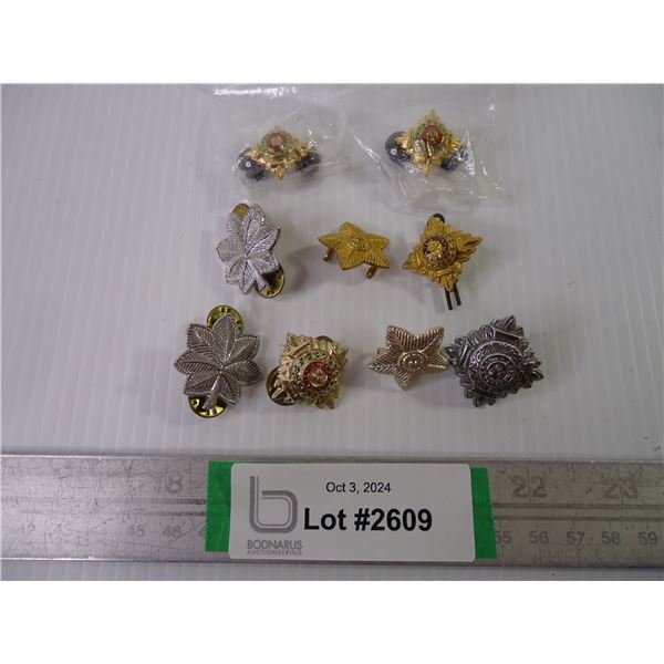 (9) Assorted Canadian Military Pins