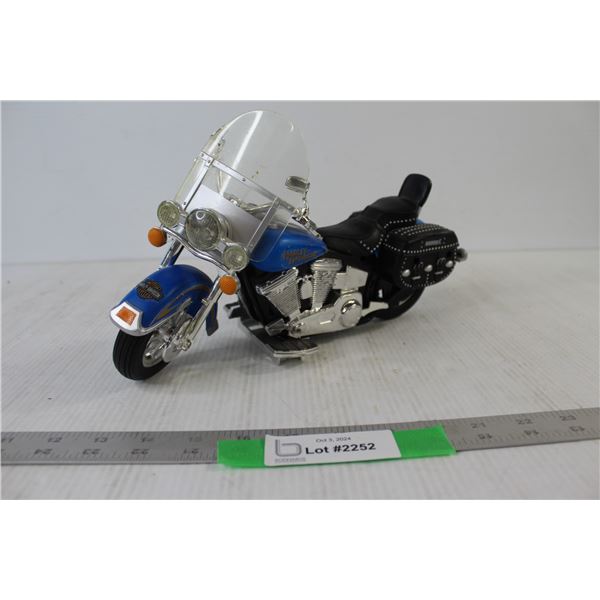 Blue Harley Davidson Model Bike