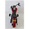 Image 5 : Red Harley Davidson Model Bike on Stand