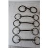 Image 2 : Nose Band, (4) Driving Bits, Misc. Horse Saddle Bits