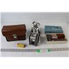Image 1 : (2) Old Cameras, Assorted Camera Equipment and Hardware