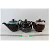 Image 1 : (3) Teapots