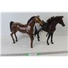 Image 1 : (2) Plastic Toy Horses