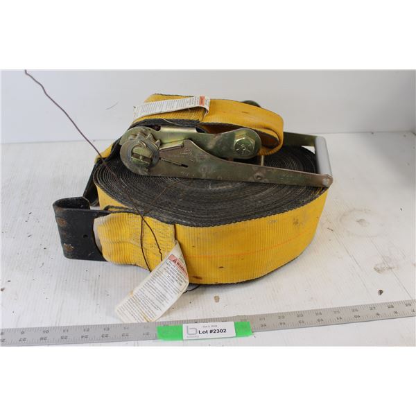 Kinedyne Heavy Duty Ratchet Straps WLL 5400 lbs 2450 kg 4" Wide Strap
