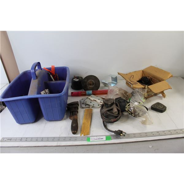 Tool Tray, Clamp, Hinges, Assorted Hardware