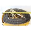 Image 3 : Kinedyne Heavy Duty Ratchet Straps WLL 5400 lbs 2450 kg 4" Wide Strap