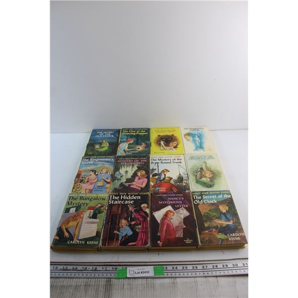 (12) Nancy Drew Mystery Stories Books by Carolyn Keene