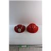 Image 1 : (2) Plastic Kids Firefighter Hard Hats