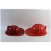 Image 5 : (2) Plastic Kids Firefighter Hard Hats
