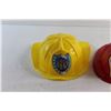 Image 3 : (2) Plastic Kids Firefighter Hard Hats