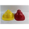Image 5 : (2) Plastic Kids Firefighter Hard Hats