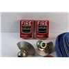 Image 2 : Fire Alarm Switches, Fire Hose and Assorted Firefighting Items