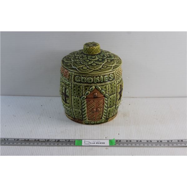 Ceramic Cookie Jar - Cracked