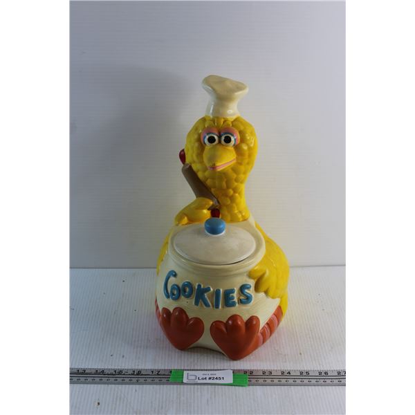 Big Bird Ceramic Cookie Jar