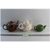 Image 1 : (3) Ceramic Tea Pots