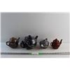 Image 1 : (3) Ceramic (1) Enamel Tea Pots