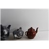 Image 2 : (3) Ceramic (1) Enamel Tea Pots