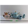 Image 1 : Cream & Sugar Tea Set and a Tea Pot