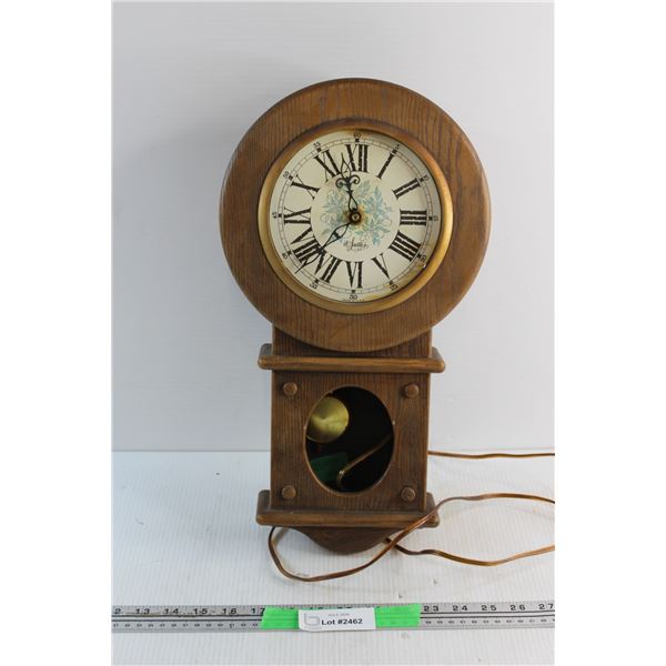 Wooden Spartus Grandmother Clock - As Is