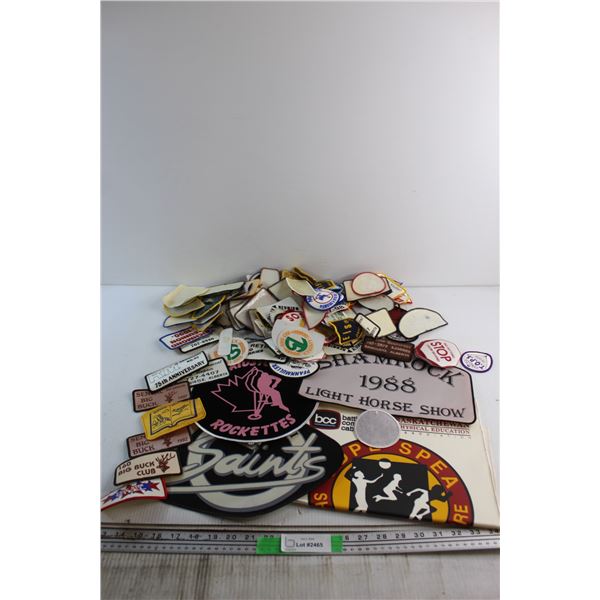 Patches - Saints, STOP and Eye Star Steel