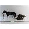 Image 1 : Horse and Bull Fighter Figurines