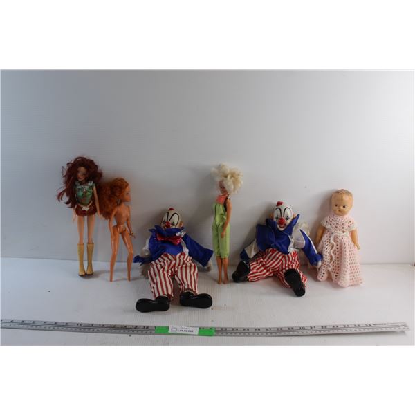 Baby Dolls and Clowns