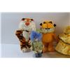 Image 2 : Plush Toys and Dolls - Clown. Vintage Bradley Doll and Garfield