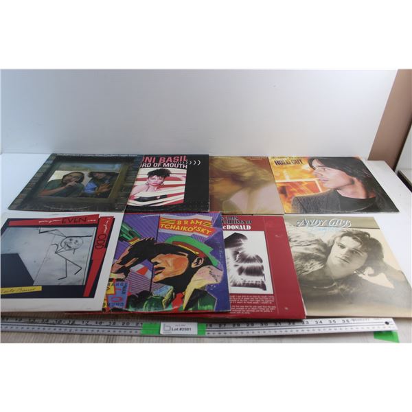 (8) Vinyl Records - Andy Gibb, Bram Tchaikovsky and Toni Basil