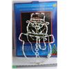 Image 2 : (2) Electric Ornamental Christmas Silhouettes - As Is