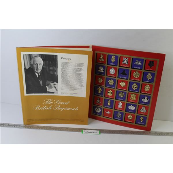 The Great British Regiments Breast Pin Set (one is missing)