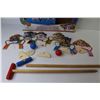 Image 5 : Paw Patrol Wooden Croquet Set (mallet needs repair)