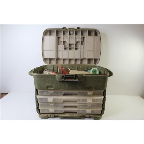 Quickdraw Fishing Tackle Box w/Contents