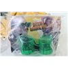Image 2 : Plastic container - (10) Wells Banana Beer Cozies - (2) Pair of Beer Goggles