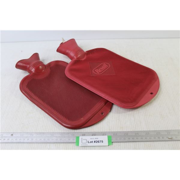 (2) Vintage Rubber Hot Water Bottles (as is)