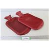 Image 1 : (2) Vintage Rubber Hot Water Bottles (as is)
