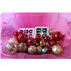 Image 4 : Tote w/Lid - Assorted Christmas Decor - Tree Topper - Ornaments