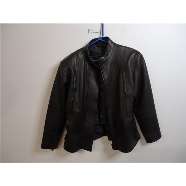 *Ladies Leather Jacket-Size Large