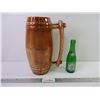 Image 1 : Large Vintage Ceramic Beer Stein "Bet You Can't" and Small Canada Dry Glass Bottle