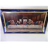 Image 3 : The Last Supper in Blue/Mirror Frame- 32"x18"