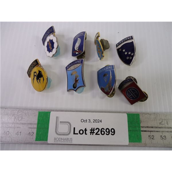 (8) Vintage Airborne Pins