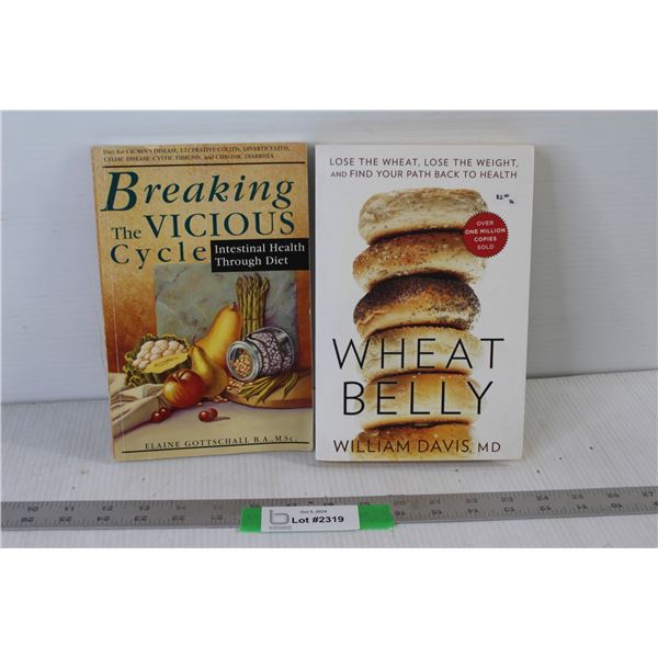 (2) Health Diet Books - Breaking The Vicious Cycle, Wheat Belly