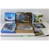 Image 1 : (3) Scenery Puzzles - 300 and (2) 1000 - All As Is