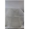 Image 3 : (2) Rolling Tubs/Totes Clear Plastic